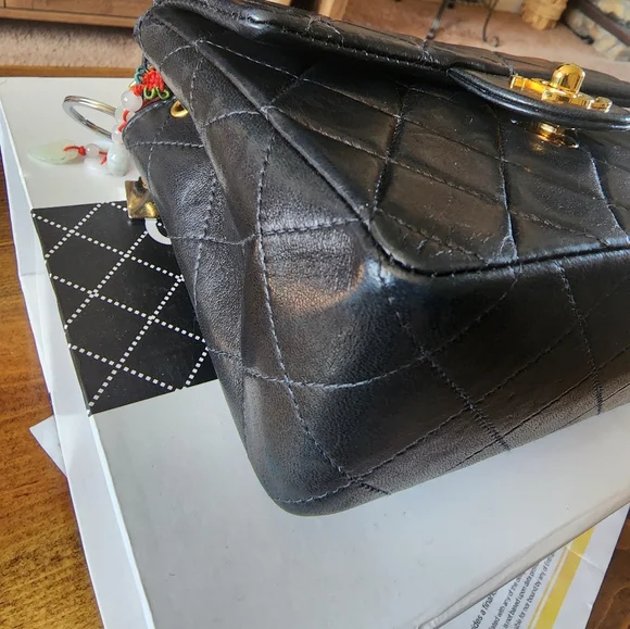 SOLD Authentic Chanel mini square bag - Picture 7 of 13